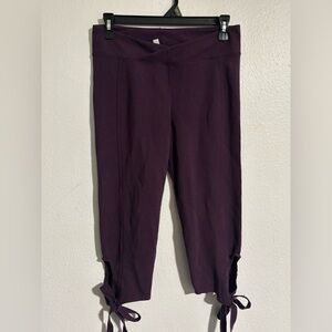 Free People Purple Capris